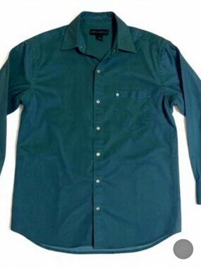 Croft & Barrow Small Blue Work Shirt - Long Sleeve - Reliable and Stylish